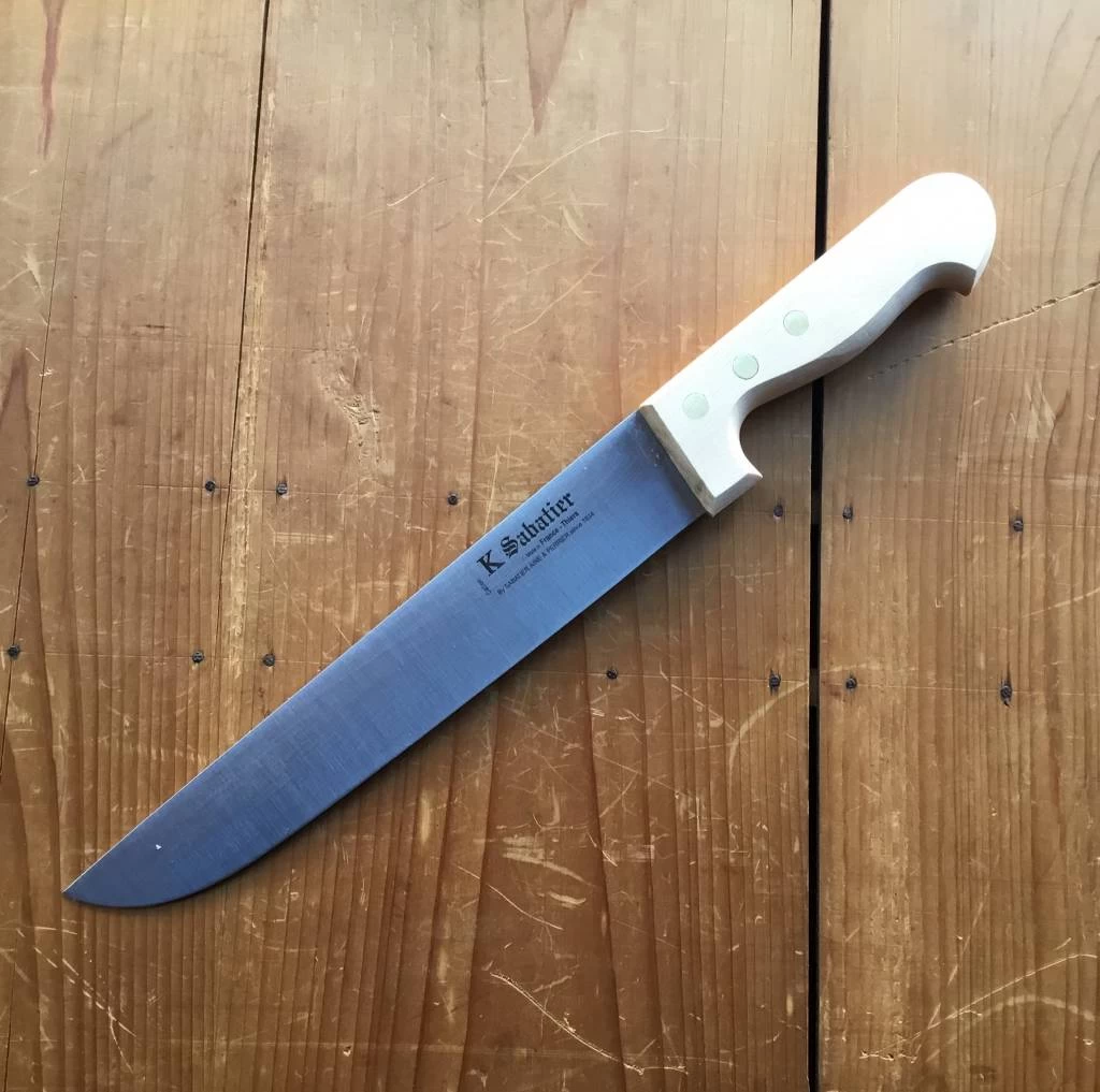 K Sabatier 10" / 25cm Boucher Carbon Steel Beech Handle 3 K Sabatier 10" / 25cm Boucher Carbon Steel Beech Handle