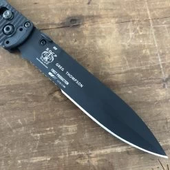 Benchmade 391SBK SOCP Folder - Serrated -Knife shop benchmade 391skb socp folder serrated back blade