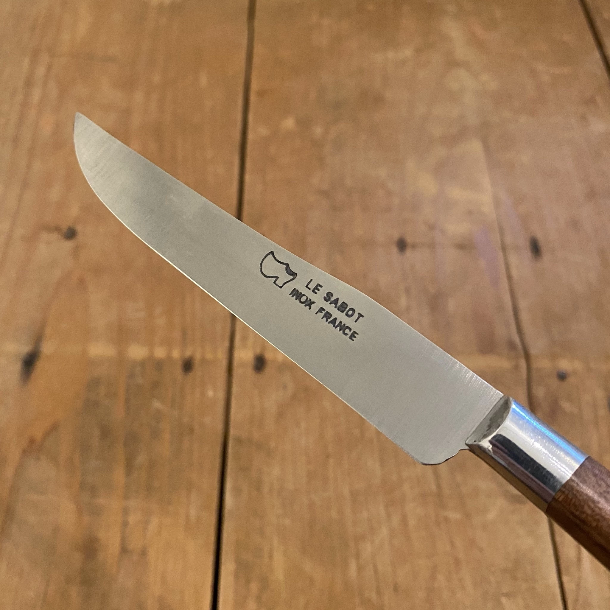 Au Sabot 4" Yatagan Paring Stainless Steel Bubinga W Stainless Bolster 4 Au Sabot 4" Yatagan Paring Stainless Steel Bubinga W Stainless Bolster - Image 2