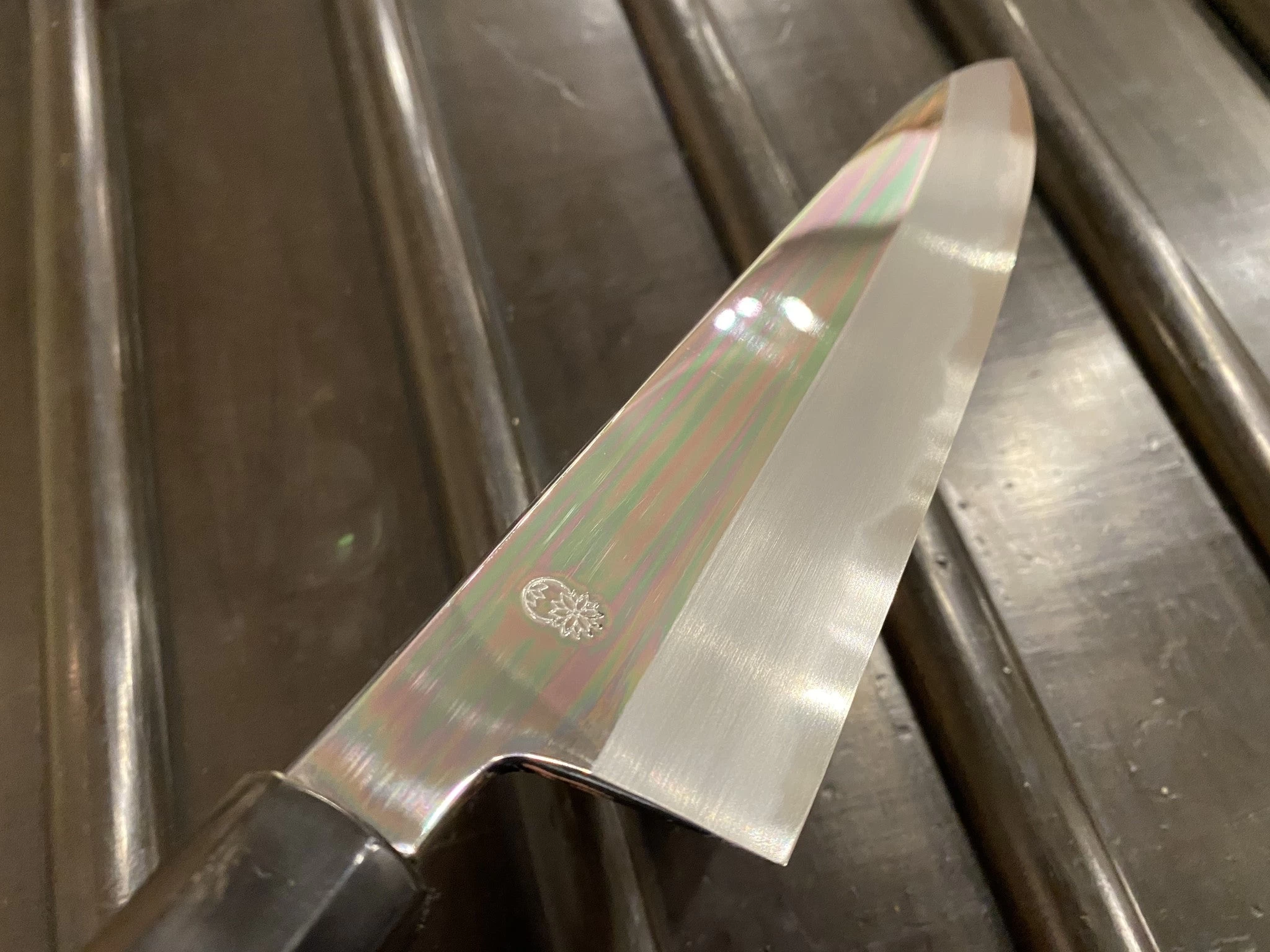 Sakai Kikumori Choyo 240mm Gyuto Aogami 1 With Saya 8 Sakai Kikumori Choyo 240mm Gyuto Aogami 1 With Saya - Image 6