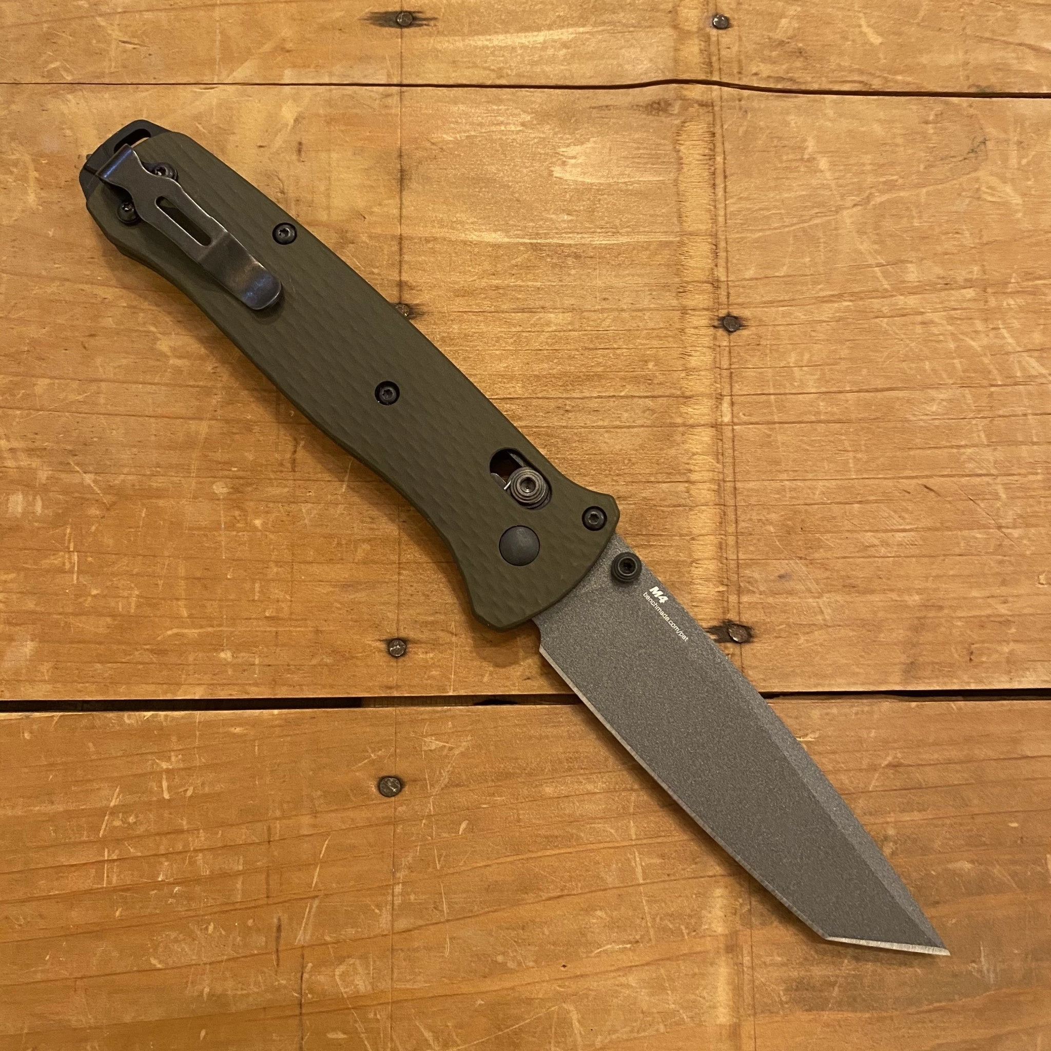 Benchmade 537GY-1 Bailout Green Aluminum 4 Benchmade 537GY-1 Bailout Green Aluminum - Image 2
