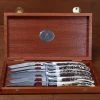Fontenille Pataud Laguiole Steak Knife Set Of 6 Stag -Knife shop horn