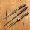 Vintage LF&C Universal Carving 3Pc Set Knife Fork Steel Carbon Steel Stag Sterling 2 Vintage LF&C Universal Carving 3Pc Set Knife Fork Steel Carbon Steel Stag Sterling -Knife shop image 00735bd0 e075 4b44 bf10 2da0ea812d3c