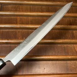 Wakui 270mm Sujihiki Stainless Clad Aogami 2 Nashiji Warikomi Chestnut -Knife shop image 0286852a be52 4520 bc21 c58c913c7a34