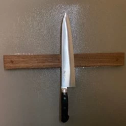 WooDsom 16" Refrigerator Mounted Magnetic Strip - Walnut -Knife shop image 0366496f c4bf 4260 92f0 ce641c2403df