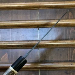 Kaji-bei 165mm Santoku Iron Clad Aogami 2 Suminagashi Kurouchi Buffalo Horn Ring -Knife shop image 04780e2c 78cf 460f b770 6bad94fb255b