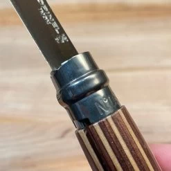 Opinel No.08 Laminated Birch Edition Knives - Brown -Knife shop image 04799807 8f45 4a50 97c8 5ee6b7053fdb