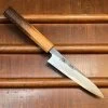 Hado Sumi 135mm Petty Shirogami 2 Kurouchi Finish Burnt Oak -Knife shop image 04e3f974 cfc4 4eab bcb9 ec355f5efead