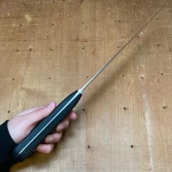 Vintage American 10" Flexible Slicer Hand Forged Carbon Steel Ebony Brass 15 Vintage American 10" Flexible Slicer Hand Forged Carbon Steel Ebony Brass -Knife shop image 053650e4 94a1 454b 81c1 ff5f962357af