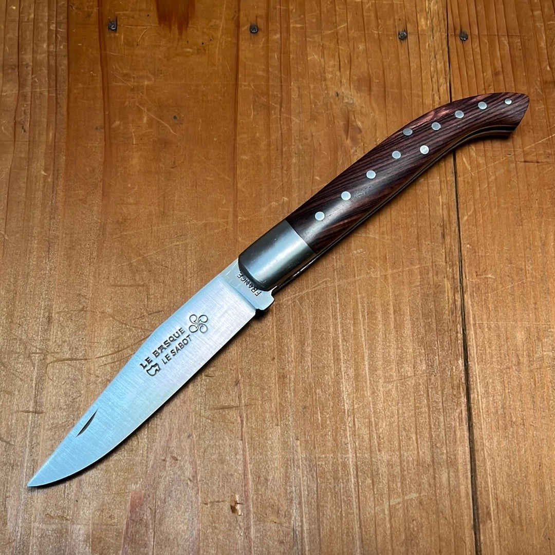 Au Sabot Basque 12cm Pocket Knife Stainless Violetwood 3 Au Sabot Basque 12cm Pocket Knife Stainless Violetwood