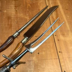 Vintage George Cowen 3 Pc Carving Set Carbon Steel Sheffield Stag Tip ~1890's-1910ish? 21 Vintage George Cowen 3 Pc Carving Set Carbon Steel Sheffield Stag Tip ~1890's-1910ish? -Knife shop image 09699ec7 059e 47fb b684 5589c0440037