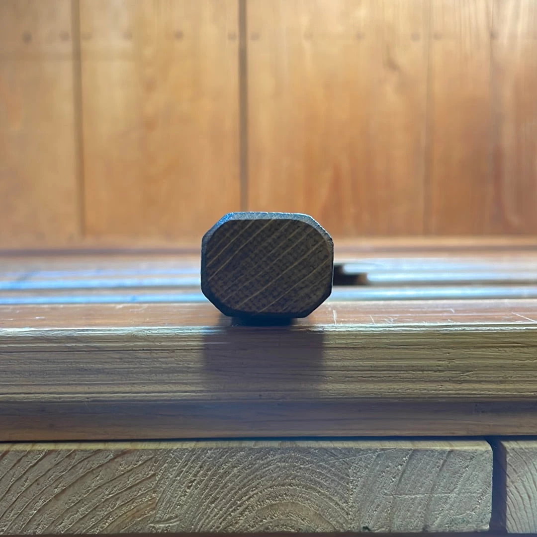 Hado Sumi 165mm Nakiri Shirogami 2 Kurouchi Finish Burnt Oak 9 Hado Sumi 165mm Nakiri Shirogami 2 Kurouchi Finish Burnt Oak - Image 7