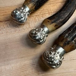 Vintage SL&S Sheffield Ltd Cutlers Carving Set Carbon Steel & Stag ~1900-1920 -Knife shop image 0f5ebeb6 da92 42ae 8650 5c9ad64aa4f6