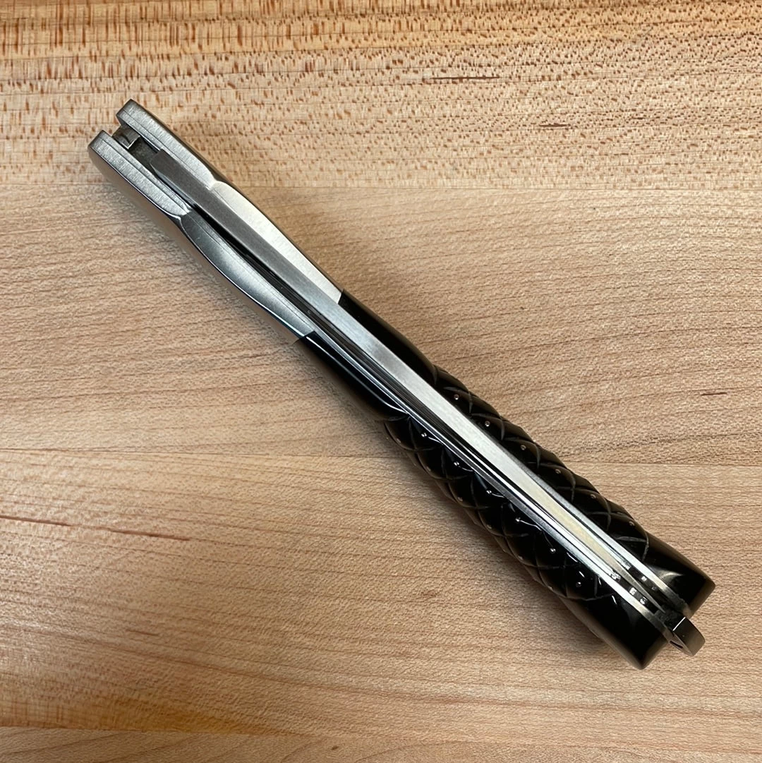 Fontenille Pataud Sperone 12cm Pocket Knife Carved Pinned Buffalo Horn Tip Lockback 9 Fontenille Pataud Sperone 12cm Pocket Knife Carved Pinned Buffalo Horn Tip Lockback - Image 7