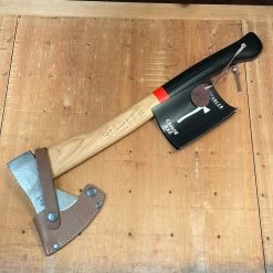 Adler Canoe Axe In Red + Black With Sheath -Knife shop image 1261431c 3260 4b79 9826 acc8fbdb3b0d