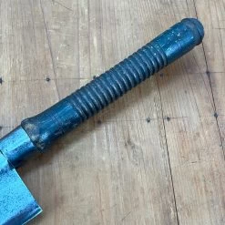 Vintage A Nittinger 10" Splitter Hand Forged Carbon Steel Turned Wood Handle ~1860's-80's -Knife shop image 17243641 139d 4054 a54f c66438a51069