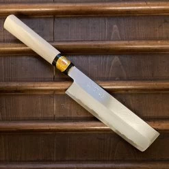 Takehiro 180mm Usuba Iron & SK Carbon Tool Steel PC Poplar