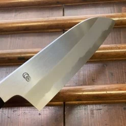 Sakai Kikumori Kikuzuki Kasumi 180mm Santoku Shirogami 2 With Saya -Knife shop image 19b55180 8a07 47b5 8338 38afdf8e2751