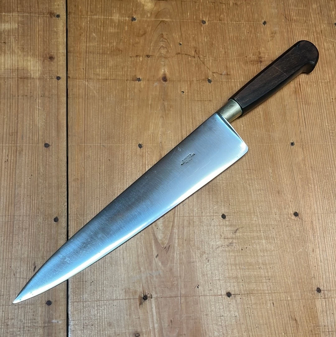 Vintage E. Peter Paris Nogent Style 10" Chef Carbon Steel Late 19th Early 20th C VGC 3 Vintage E. Peter Paris Nogent Style 10" Chef Carbon Steel Late 19th Early 20th C VGC
