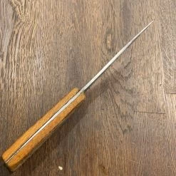 Vintage Unmarked 5” Carbon Steel Hand Forged Skinning Knife Beech Handle 1890’s-1930’s -Knife shop image 1a68225c 2b63 4622 bd77 c7c38443006b