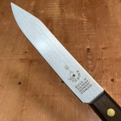 Friedr Herder 6" Wide Fillet Stainless Steel Flexible Black Oak Spade Rivet -Knife shop image 1a8d49d5 4864 4b92 8ceb 7e7094e2c144