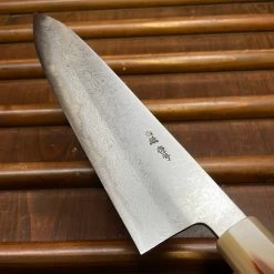 Yoshikazu Tanaka 240mm Gyuto Shirogami 1 Damascus Ebony -Knife shop image 1ad709f1 8dd0 416a a8df c9d64ff59e17