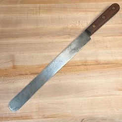 Vintage Lamson 12" Roast Beef Slicer Carbon Steel Rosewood 1940's-60's