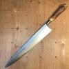 Vintage American Nogent Style 12" Chef Forged Carbon Steel Antler Re-Handle -Knife shop image 1c1e720c 68ac 4af1 8c73 152a26bd388b