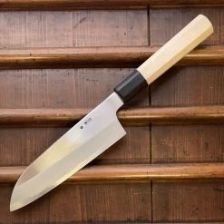 Sakai Kikumori Kikuzuki Kasumi 180mm Santoku Shirogami 2 With Saya -Knife shop image 1c72fefd 2070 40dc afd2 991ae55e64a9