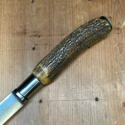 Vintage American 12" Flexible Ham / Salmon Slicer Carbon Steel Antler Re-Handle -Knife shop image 1c92e911 50c2 4e10 add8 e2c222e47089