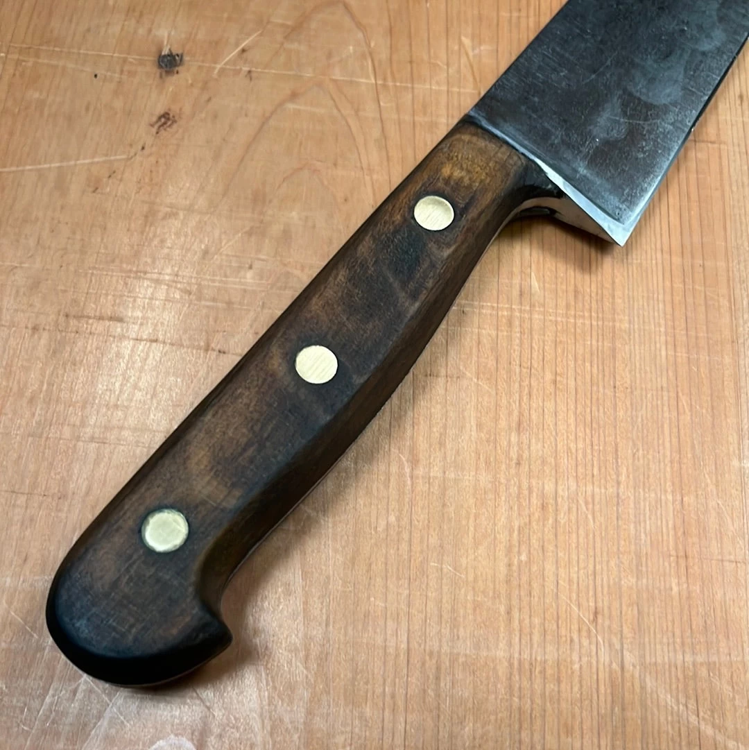 Vintage Unmarked Forged 8" Chef Knife Carbon Steel -Germany 1950's/60's? 13 Vintage Unmarked Forged 8" Chef Knife Carbon Steel -Germany 1950's/60's? - Image 11