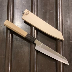 Sakai Kikumori Choyo 135mm Kiritsuke Petty Shirogami 2 With Saya