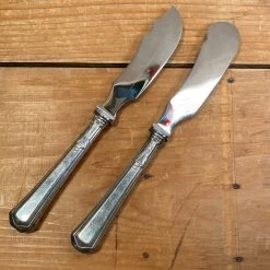 Vintage Eichenlaub Butter And Cheese Serving Knives Stainless & Silverplate ~1950's? -Knife shop image 1f95f225 e8ee 45c1 a640 3daf0a0329f9