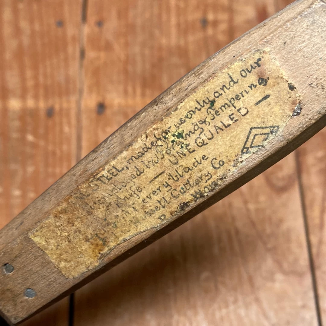 Vintage J Russell Green River Works 6” Skinning Knife Carbon 1920’s 8 Vintage J Russell Green River Works 6” Skinning Knife Carbon 1920’s - Image 6