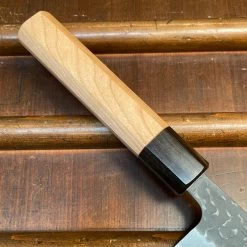 Hitohira Futana SB 170mm Bunka Aogami Super Kurouchi Tsuchime Cherry Wood -Knife shop image 20517ff8 a106 4892 95c4 d2f830a2f9b5