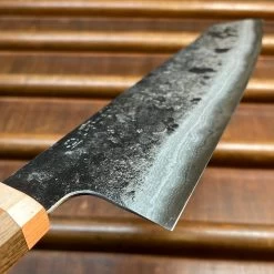 Blenheim Forge 180mm Bunka Santoku Iron Clad Aogami Super Walnut & Copper -Knife shop image 20cae972 b44f 4372 b32c 9c41a53f47c4