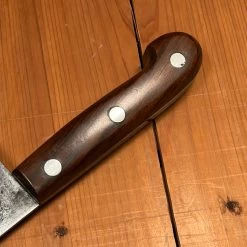 Vintage KA-BAR 14" Chef Knife Carbon Steel Custom Rosewood Handle -Knife shop image 225d58fc 84b6 4279 b1c4 5e3c3c4a637b