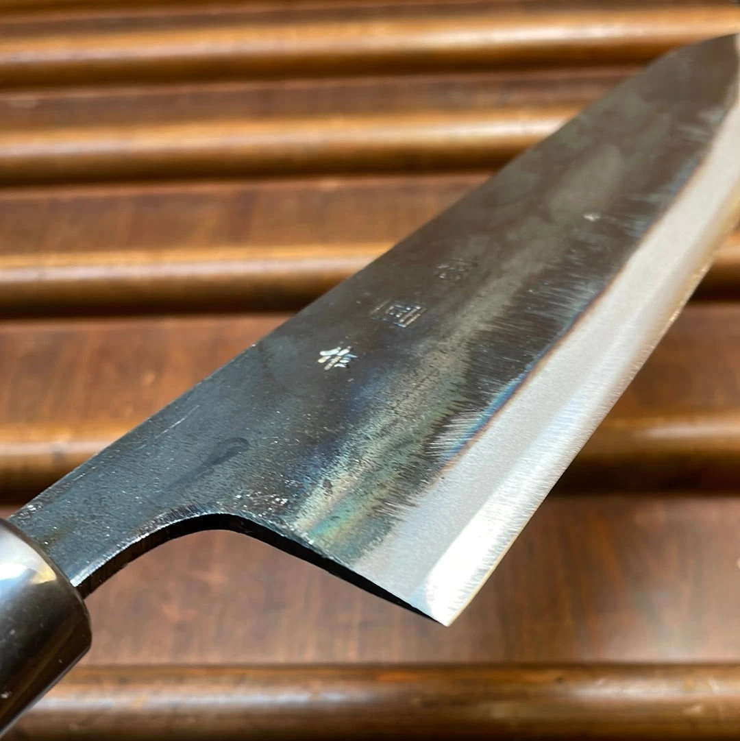 Tosa Tsukasa 210mm Wa Gyuto Shirogami 1 D Ho/Horn 6 Tosa Tsukasa 210mm Wa Gyuto Shirogami 1 D Ho/Horn - Image 4