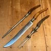 Vintage George Cowen 3 Pc Carving Set Carbon Steel Sheffield Stag Tip ~1890's-1910ish? 1 Vintage George Cowen 3 Pc Carving Set Carbon Steel Sheffield Stag Tip ~1890's-1910ish? -Knife shop image 245ab53b 7123 465a b291 74d228ceb855