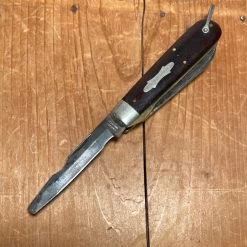 Vintage Schrade Walden 3.75” Electricians Knife Bow Tie Shield & Rosewood 1946-73 -Knife shop image 282463cc a229 4764 9721 e0c797984c44