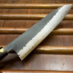 Hatsukokoro Shinkiro 210mm Gyuto Aogami Super Nihei Damascus Kurouchi Wenge 11 Hatsukokoro Shinkiro 210mm Gyuto Aogami Super Nihei Damascus Kurouchi Wenge -Knife shop image 28262eca 2a3d 407b b813 bbc80f92e01d