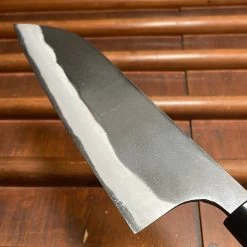 Kaji-bei 165mm Santoku Iron Clad Shirogami 2 Kurouchi -Knife shop image 28fce1ae e424 4e22 b1e3 14756a359e61