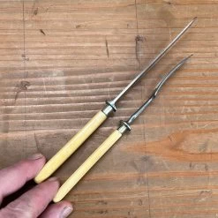 Vintage Gebr. Muller Stuttgart Dessert Or Child's Cutlery Set Carbon Steel Bone Circa ~1900 -Knife shop image 291f3ae9 ed18 4ea7 bed7 6a826020998d