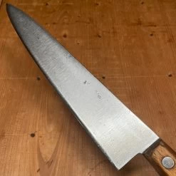 Vintage American 8" Chef Knife Carbon Steel & Beechwood LF&C? ~1920's-50's -Knife shop image 2b38aa90 c3a7 4e3c aca1 69e081db5eed