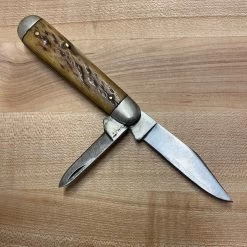 Vintage Unmarked 3 3/4” Jack Knife Carbon Steel Bone Hafts -Knife shop image 30dc782e 4b46 42c0 acff efa82b4b9166