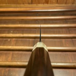 Nakagawa 240mm Kiritsuke Gyuto Aogami 1 Damascus Ebony Blond 18 Nakagawa 240mm Kiritsuke Gyuto Aogami 1 Damascus Ebony Blond -Knife shop image 31f0caf1 6fd0 4056 94b8 605631db5695