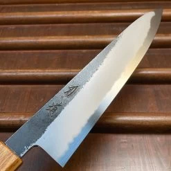 Hado Sumi 210mm Gyuto Shirogami 2 Kurouchi Finish Burnt Oak -Knife shop image 32b23915 5bfb 4d12 978d 31397101fba2