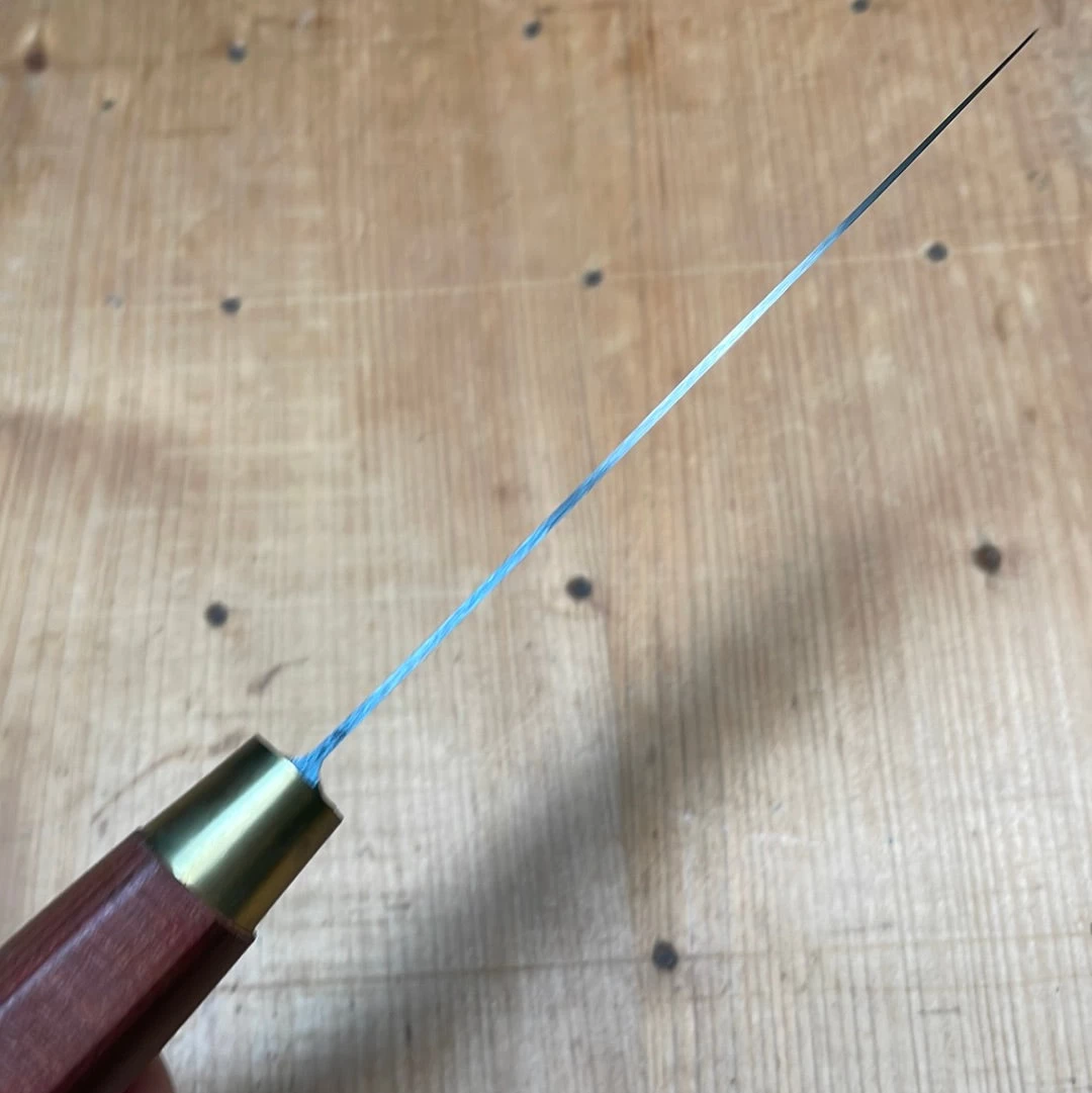 Friedr Herder 5” Old Farmer's Knife Flexible Carbon Steel Cherry Brass W/ Loop 8 Friedr Herder 5” Old Farmer's Knife Flexible Carbon Steel Cherry Brass W/ Loop - Image 6