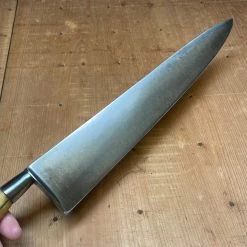 Vintage American Nogent Style 12" Chef Forged Carbon Steel Antler Re-Handle 10 Vintage American Nogent Style 12" Chef Forged Carbon Steel Antler Re-Handle -Knife shop image 35c56f80 7abe 40af 9cd1 a874ad6234a7