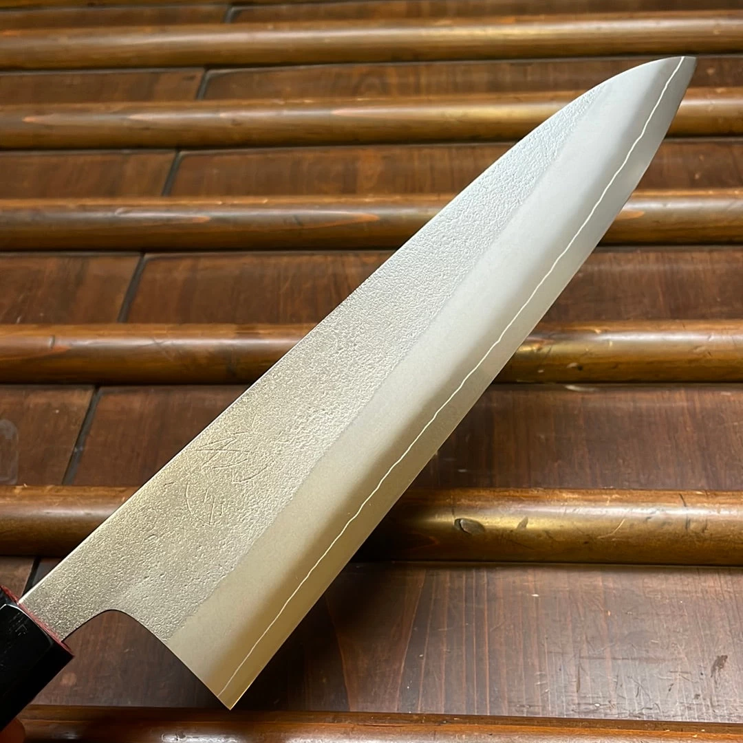 Yoshikane Hamono 210mm Gyuto SKD Nashiji Teak Handle 5 Yoshikane Hamono 210mm Gyuto SKD Nashiji Teak Handle - Image 3